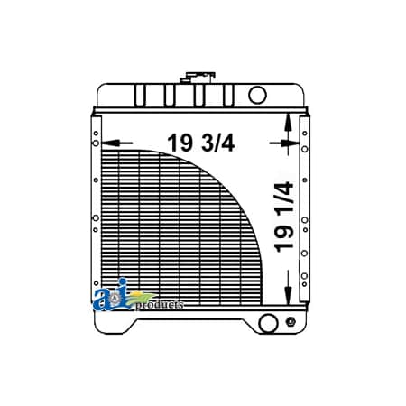 A & I Products Radiator 33" x23" x10.5" A-A189481